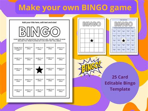 DIY & Customizable Templates: Crafting Your Own Bingo Masterpiece