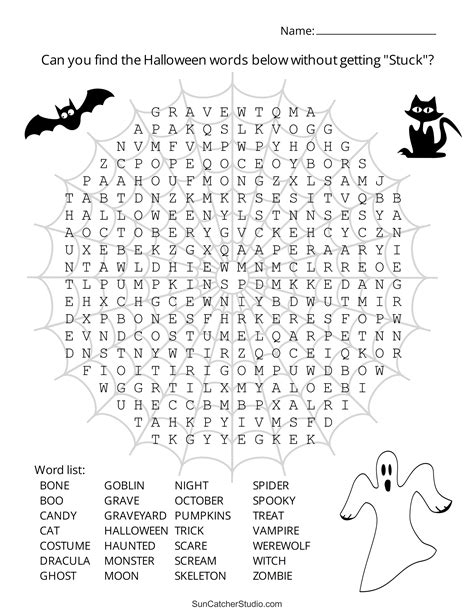 DIY & Customization: Personalizing Your Free Halloween Word Search Printables