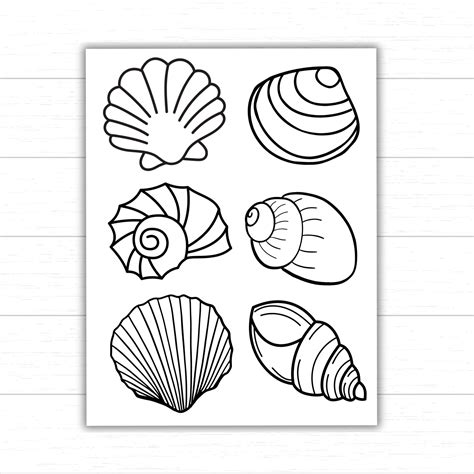 DIY Decor & Party Themes: Seashell Printables for Events & Home