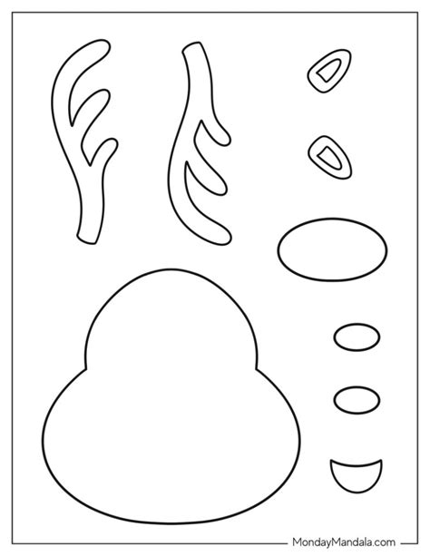 DIY Decorations: Reindeer Cut-Outs & Craft-Ready Pages