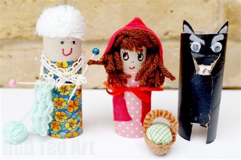 DIY Delight: Red Riding Hood Story Props & Craft Printables