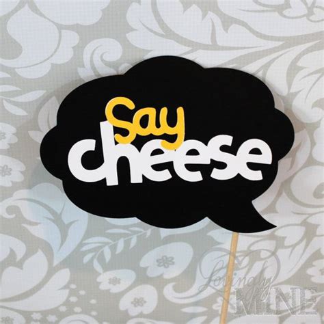 DIY Photo Booth Props: Say "Cheese!"