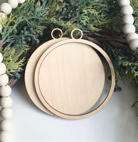 DIY-Ready Blank Ornament Templates