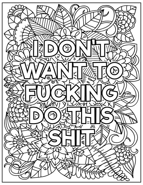 DIY Sweary Art: How to Create Your Own Unapologetic Coloring Pages
