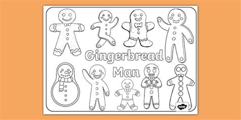 Doodle-Ready & Customizable Gingerbread Pages