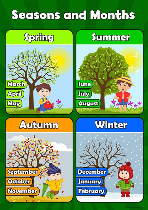 Educational Adventures: Learning Months & Seasons for Kids