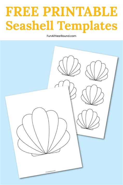 Educational Adventures: Using Seashell Templates in Learning