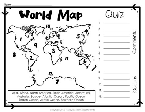 Educational Explorations: Maps, Quizzes, & Fact Sheets