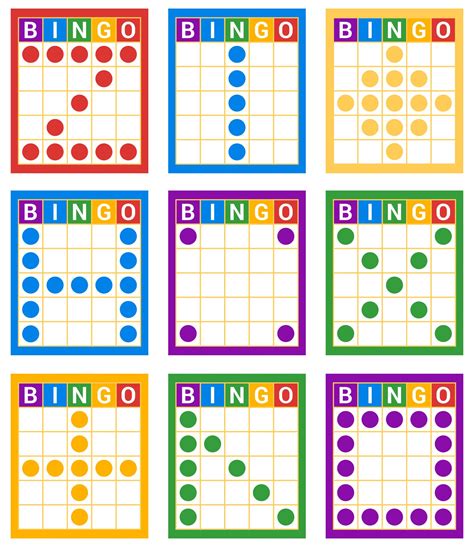 Educational & Kid-Friendly Printable Bingo Patterns