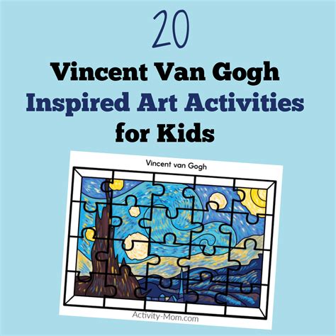 Educational & Kids' Activities with Printable Van Gogh