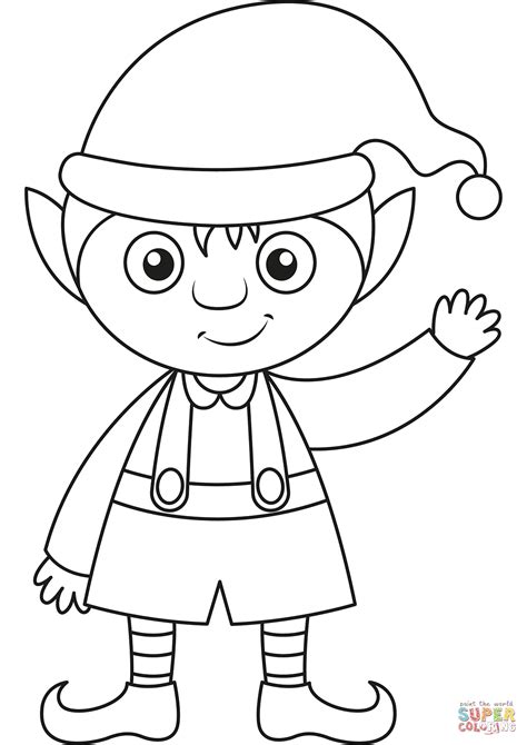 Educational & Learning Elf Coloring Sheet Printables: Smart Fun