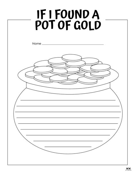 Educational & Learning Pot of Gold Templates: Learning Through Play