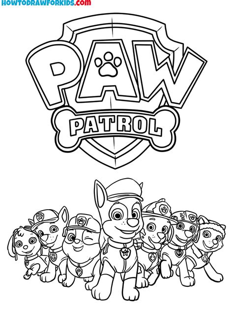 Educational Printables: Learning with the Paw Patrol Crew