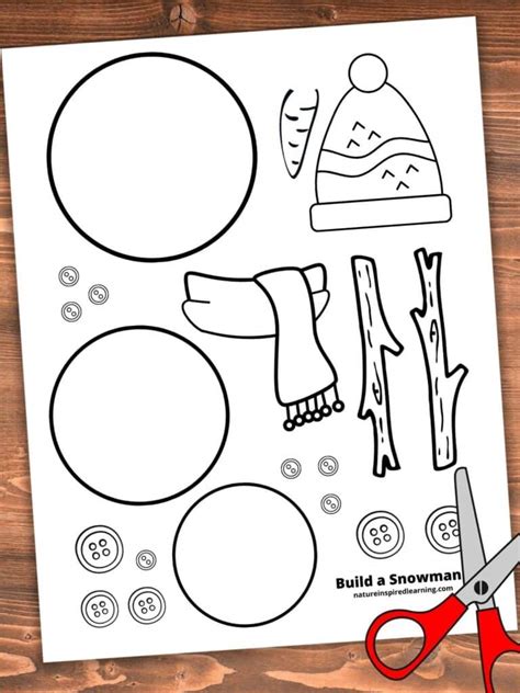 Educational Snowman Templates: Learning Through Play
