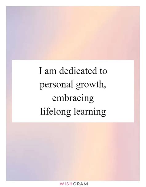 Embracing Growth & Learning Affirmations