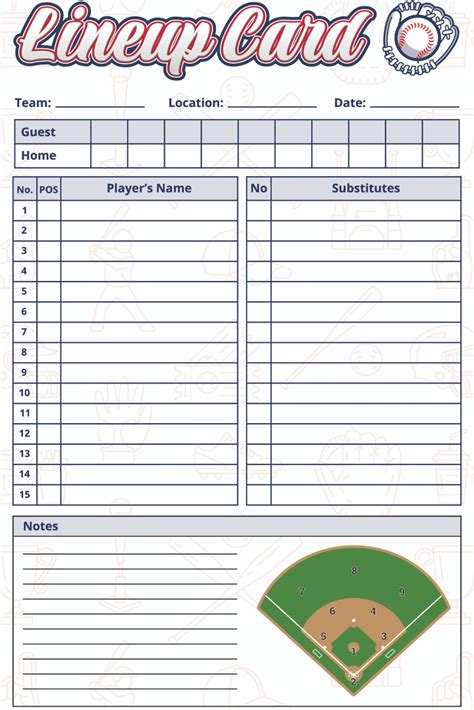 Emergency & On-the-Fly: Quick-Print Minimalist Lineup Cards