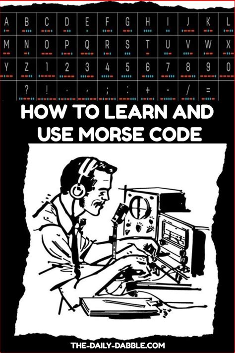 Emergency & Practical Use Morse Code Printables