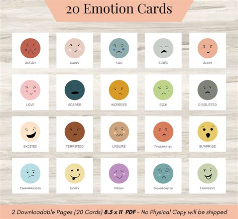 Emotion Cards for Adults: Navigating Complex Feelings and Building Deeper Connections