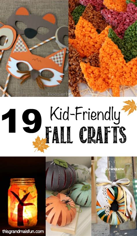 Enchanting Kid-Friendly Fall Crafts: Fun for the Whole Family