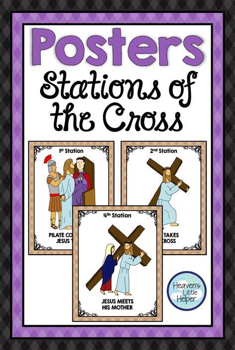 Engaging Young Hearts: Stations of the Cross Printables for Children & Families