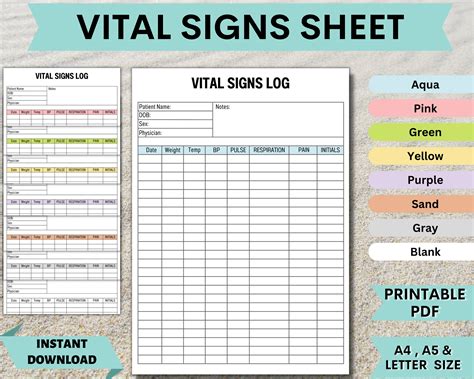 Essential Templates: Your Go-To Printable Vital Signs Sheets