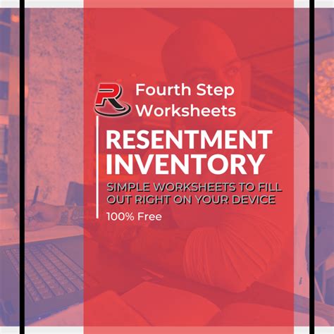 Essential Worksheets for Unpacking Resentments: The Core of Your Inventory