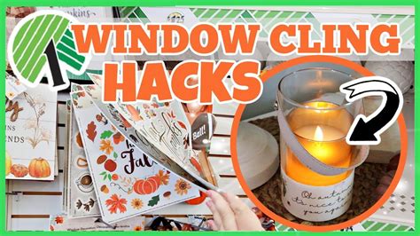Everyday Home Hacks & Organization: Life-Hacks with Printable Window Clings