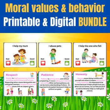 Exploring the "Why": Moral & Discussion-Focused Printables