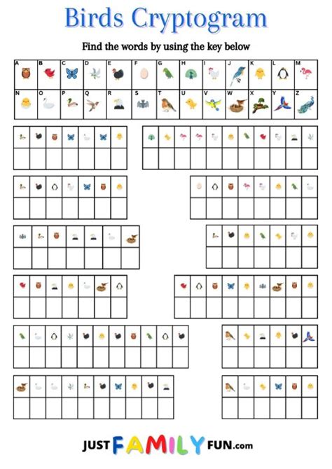 Family Fun: Printable Cryptograms for All Ages
