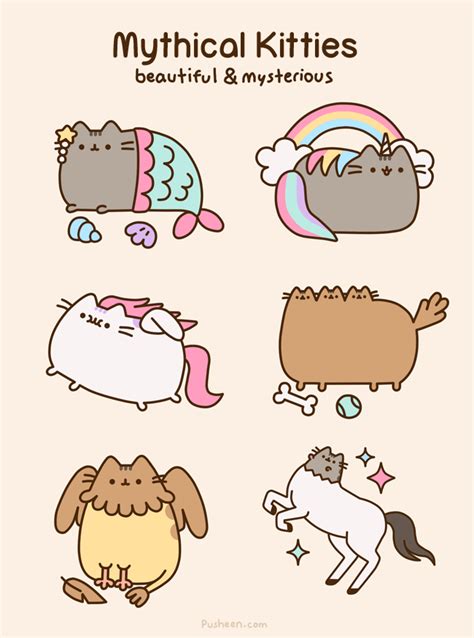 Fantastical Pusheen: Mythical & Imaginative Scenes
