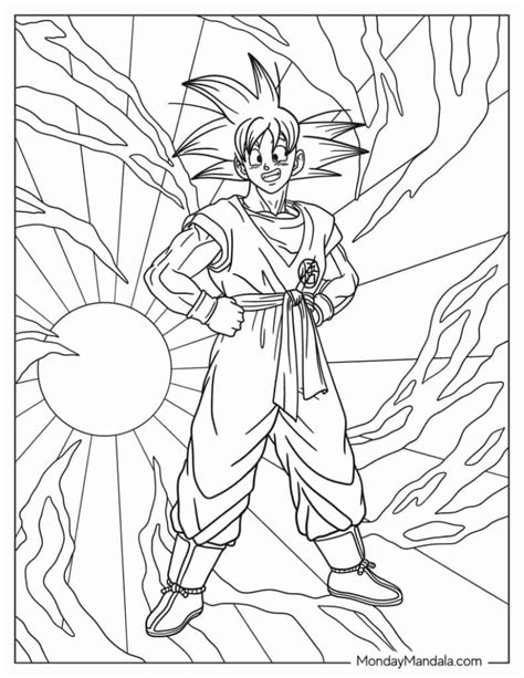 Festive Fusions: Holiday & Seasonal Dragon Ball Z Coloring Pages