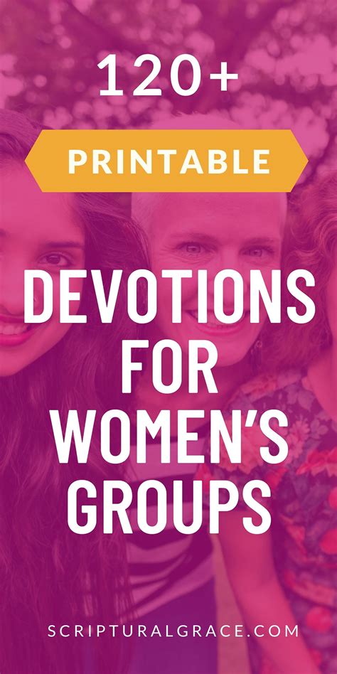 Finding Your Perfect Fit: Categories of Printable Devotions for Womens Groups
