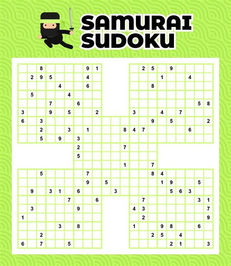 Finding Your Perfect Printable Sudoku Samurai