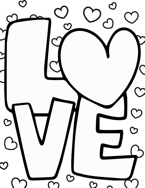 Finding Your Perfect Valentine Coloring Book Printable: Categories of Love