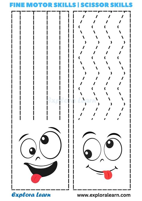 Fine Motor Fun: Advanced Cutting for Dexterity & Precision with Scissor Practice Printables