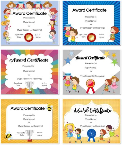 First Day Feats: Printable Certificates & Awards