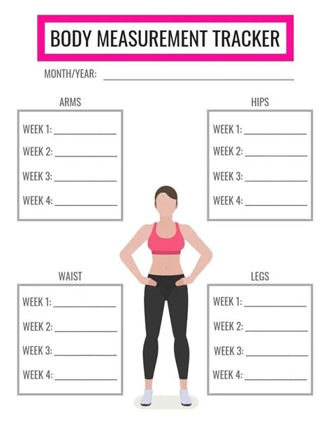Fitness & Body Measurement: Tracking Progress with a Printable Tape