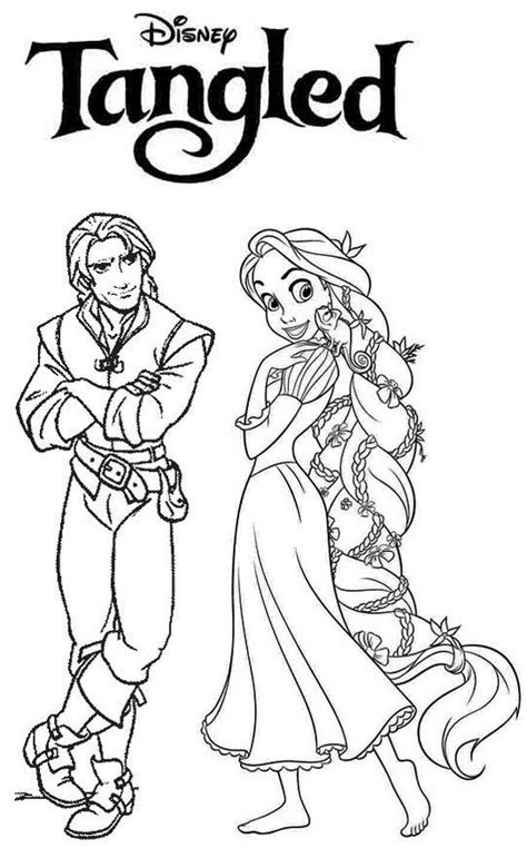 Flynn Rider, Pascal, and Maximus: Coloring the Charms of Tangled's Supporting Cast
