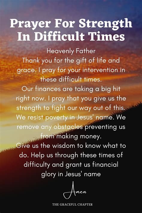 For Comfort & Strength in Challenging Times