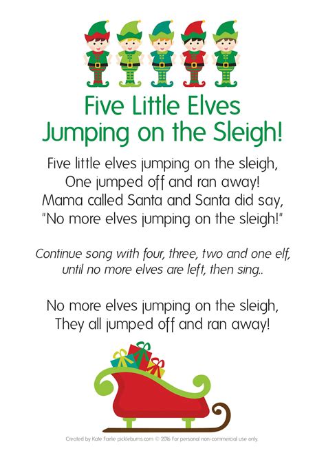 For Little Elves: Kid-Friendly & Easy-to-Sing Lyrics