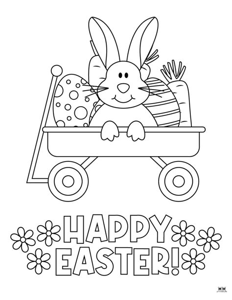 For Little Paws: Simple & Sweet Easter Bunny Printable Coloring Pages for Toddlers