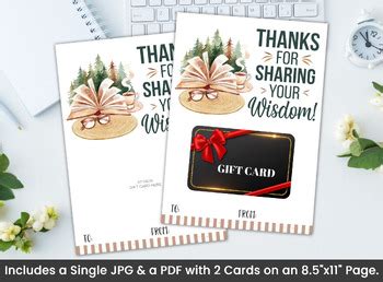 For Sharing the Wisdom: Gift-Ready Printables
