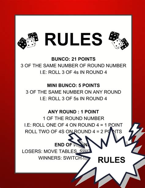 For the Big Leagues: Bunco Score Cards for Large Groups & Tournaments