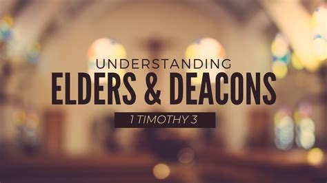 For the Departed Elder, Deacon, or Deaconess: Acknowledging Sacred Roles
