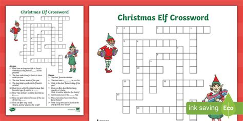 For the Little Elves: Kid-Friendly Christmas Crosswords