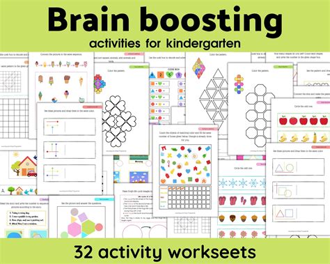 For the Little Thinkers: Brain-Boosting Printable Games