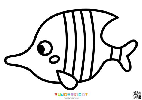 For Tiny Hands: Simple Fish Templates for Kids & Coloring