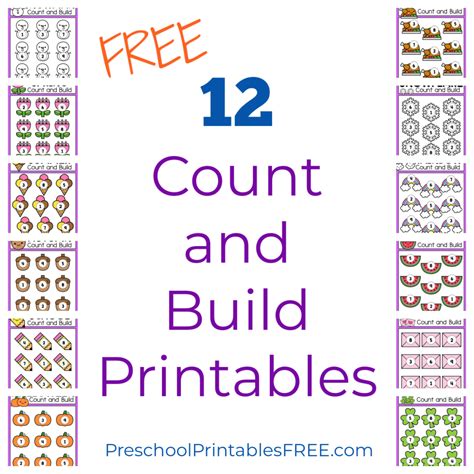 Foundational Fun: Building Basic Counting Skills with Printables