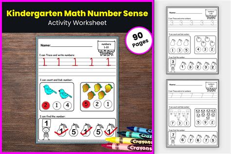 Foundational Fun: Counting & Number Sense Worksheets for Little Explorers