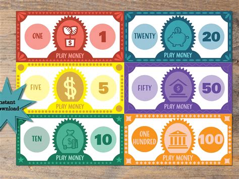 Fun & Imaginative Play Money Designs